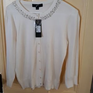 Women's size small white sweater